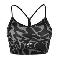 Reebok WOR AOP Tri Back Bra Black