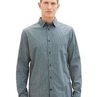 TOM TAILOR Men’s 1037436 Regular fit Checked Cotton Shirt