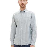 TOM TAILOR Men’s Regular fit Oxford Shirt with Stripes