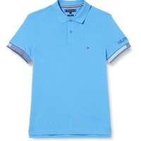 Tommy Hilfiger Men Flag Cuff Slim Polo SS Polos