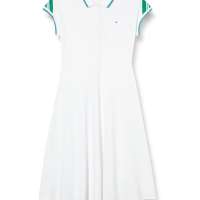 Tommy Hilfiger Women’s FF STP SLV Knee Polo Dress Th Optic White XXXL