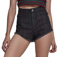 Urban Classics Women’s Ladies Denim Hotpants Shorts