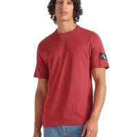 Calvin Klein Jeans Men Short-Sleeve T-Shirt Badge Regular Crew Neck