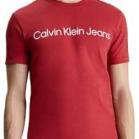 Calvin Klein Jeans Men Short-Sleeve T-Shirt Institutional Logo Slim Fit