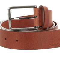 Calvin Klein Men Belt Warmth Oiled Grain 3.5 cm Leather