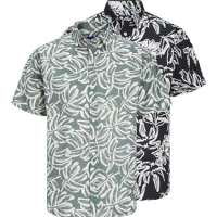 JACK  JONES Men’s Jorlafayette AOP Shirt Ss 2pk Mp Casual