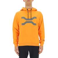 JEEP O102624-O289 XP MAN HOODED SWEATSHIRT Large Front Print JX22A Sun OrangeCastleroc S