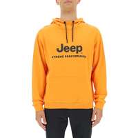 JEEP O102626-O288 XP MAN HOODED SWEATSHIRT XTREME PERFORMANCE Print JX22A Sun OrangeBlack S