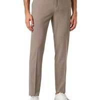 SELECTED HOMME Men’s Slhslim-Liam BRWN Hounds TRS Flex B Noos Suit Pants