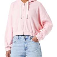 TOM TAILOR Denim Ladie’s 1032939 Cropped Sweat Jacket with Hood