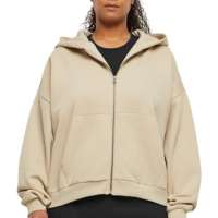 Urban Classics Women’s Ladies Boxy Zip Hoody Hooded Sweatshirt