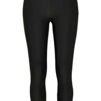 Urban Classics Women’s Ladies High Waist Shiny Rib Pedal Pusher Leggings