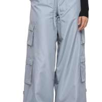 Urban Classics Women’s Ladies Ripstop Double Cargo Pants Black L