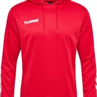 hummel Men’s Hmlpromo Poly Hoodie Sweatshirt True Red